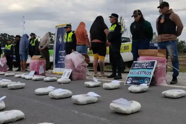 Cómo se desplegó el operativo en Trancas que terminó con cinco detenidos y 55 kilos de marihuana incautados