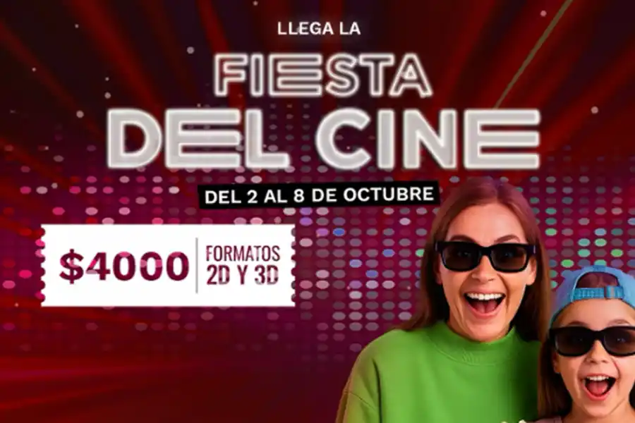 FIESTA DEL CINE. Del 2 al 8 de octubre, las cadenas de cine ofrecen funciones a precios promocionales. / FIESTA DEL CINE