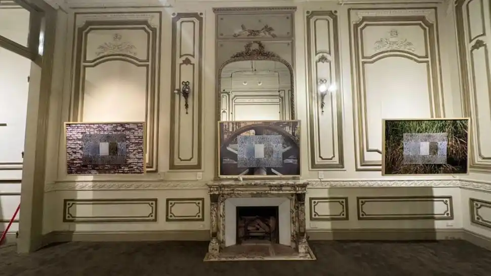 FOTOGRAFÍAS INTERVENIDAS. Restos del ingenio Bella Vista conviven con imágenes de los cañaverales en una recreación que reúne pasado y presente. gentileza cecilia quinteros maccio