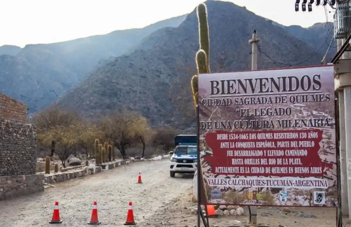 Avanza la pavimentación de la ruta de acceso a la Ciudad Sagrada de Quilmes