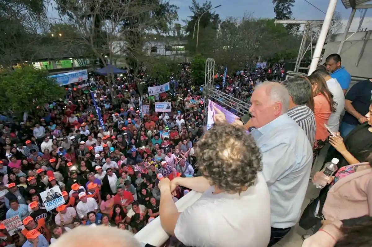 Simoca: Jaldo encabezó un acto del Frente Tucumán Primero junto a la Nueva Fuerza del Este
