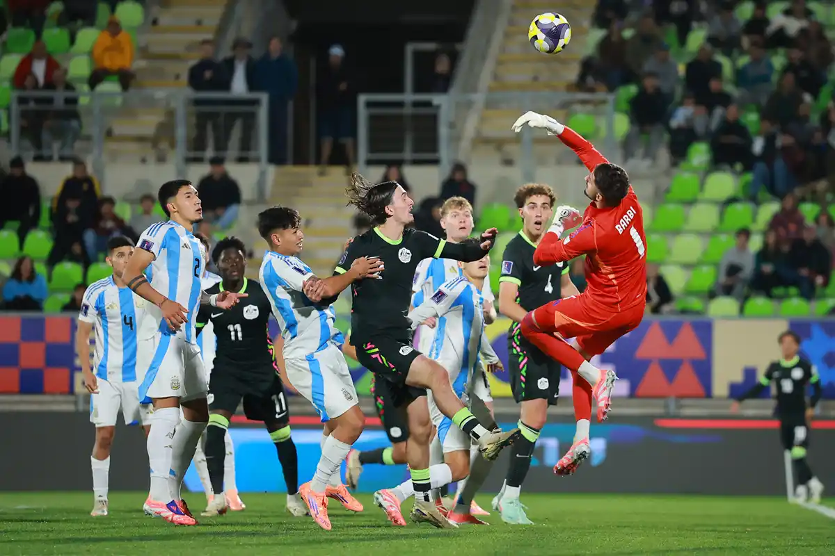 Argentina goleó a Australia y se aseguró el pase octavos del Mundial Sub 20
