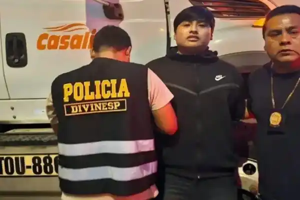 DETENIDO. Pequeño J fue interceptado en el sur de Lima. 