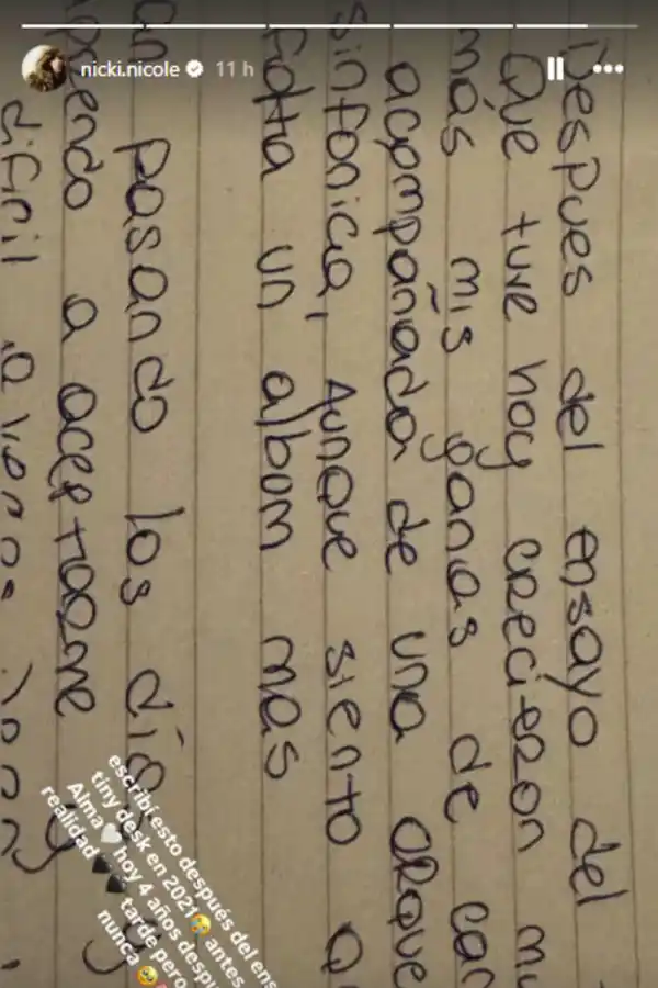 ¿Lo manifestó?: Nicki Nicole, emocionada por participar en el tricentenario de Rosario