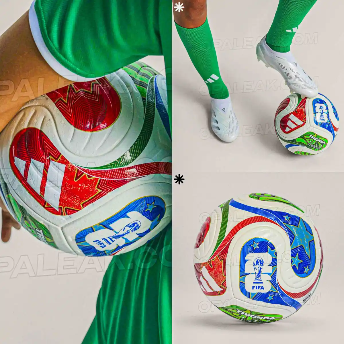 Se filtró cómo sería la pelota del Mundial 2026: los detalles del balón que homenajea a tres países