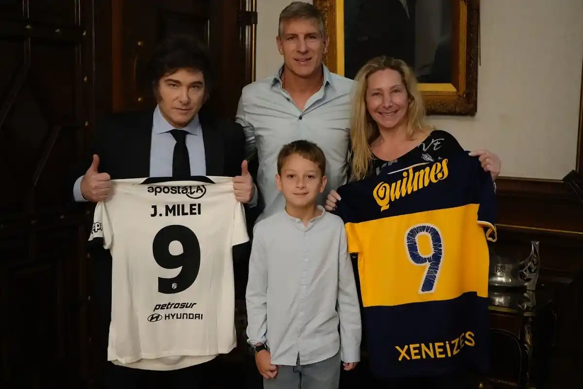 Javier Milei lloró al recordar a Martín Palermo y reveló por qué no volvió a La Bombonera