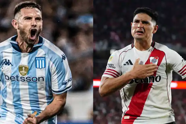 River y Racing ya tienen sus formaciones para el duelo por Copa Argentina en Rosario