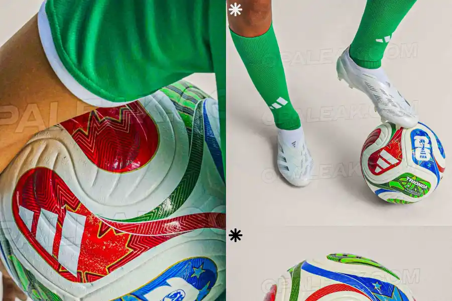 Se filtró cómo sería la pelota del Mundial 2026: los detalles del balón que homenajea a tres países