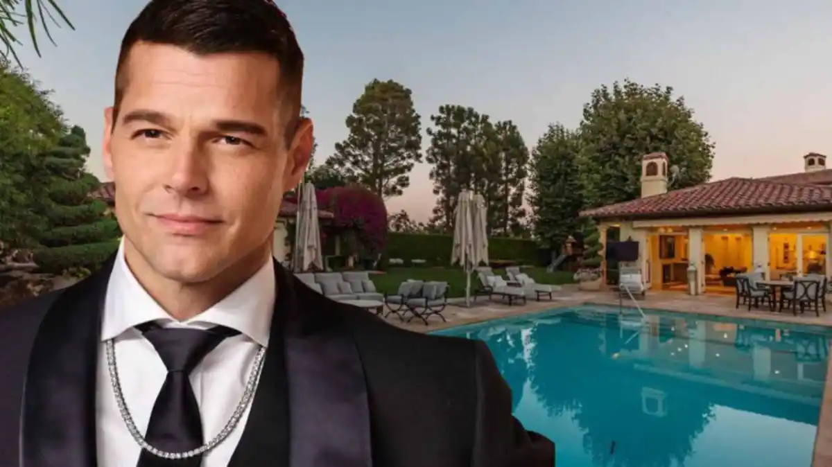 Así es la mansión de Beverly Hills donde vivió Ricky Martin y hoy está a la venta