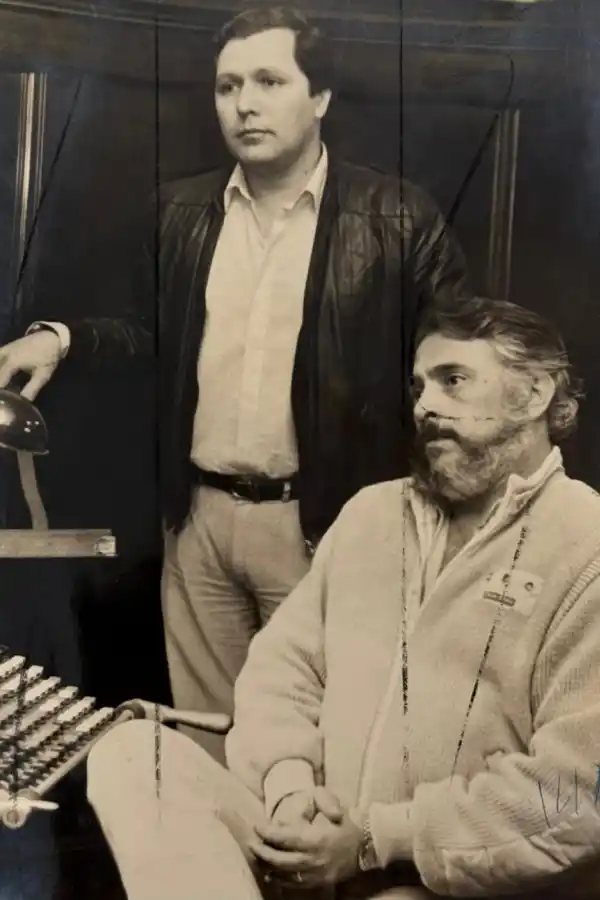 EN LA GACETA. Rubén Cruz y Néstor Soria, en una entrevista realizada en julio de 1988.