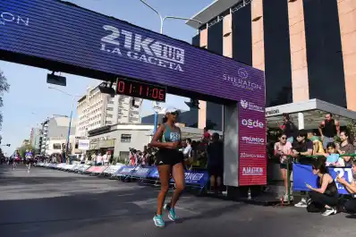 La catamarqueña Nadine Vilca fue la primera mujer en completar los 21K de LA GACETA