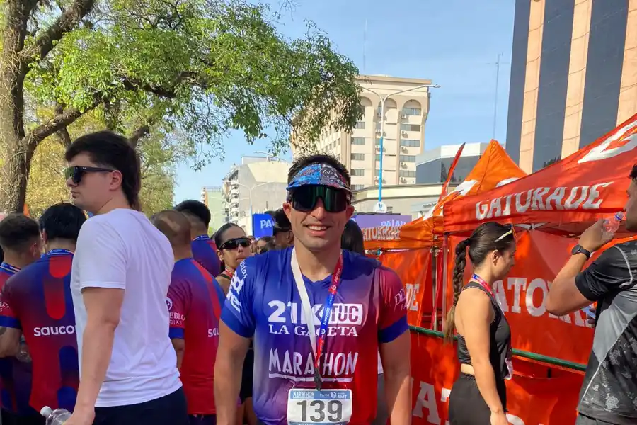 El profe Mustafá, pasó del José Fierro a los 21K LA GACETA, casi sin escalas