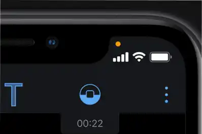 ¿Lo viste?: de qué trata el misterioso punto verde o naranja que aparece en Android y iPhone y es clave para tu seguridad