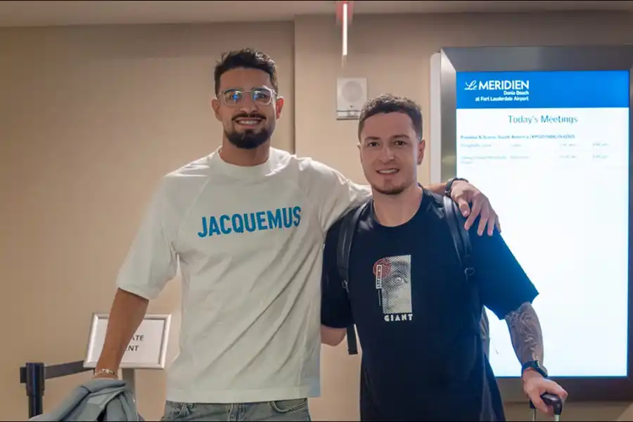 CARAS NUEVAS. López y Moreno, ambos del Palmeiras, completaron otra tanda de incorporaciones en la previa de los amistosos.