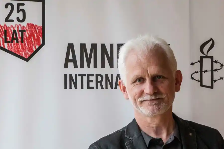 DEL 2022. Ales Bialiatski, activista bielorruso y fundador de la organización Viasna, estudió Filología e Historia Literaria. / AMNISTIA INTERNACIONAL