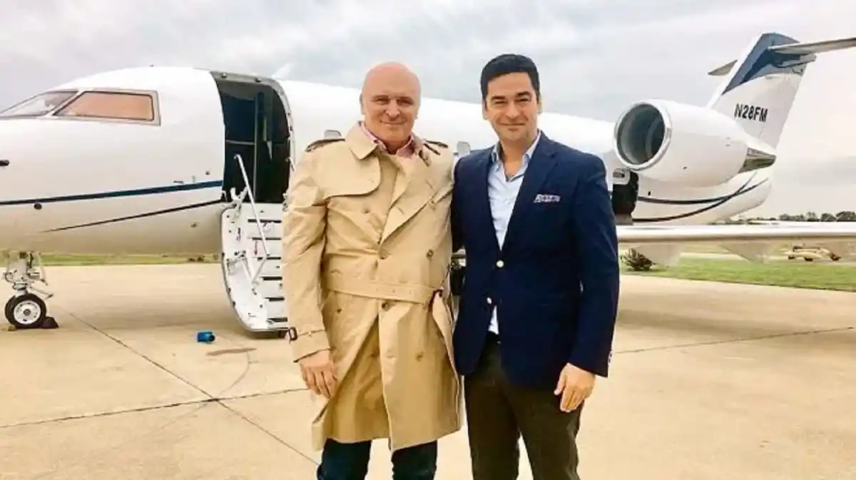 Fred Machado junto a José Luis Espert.