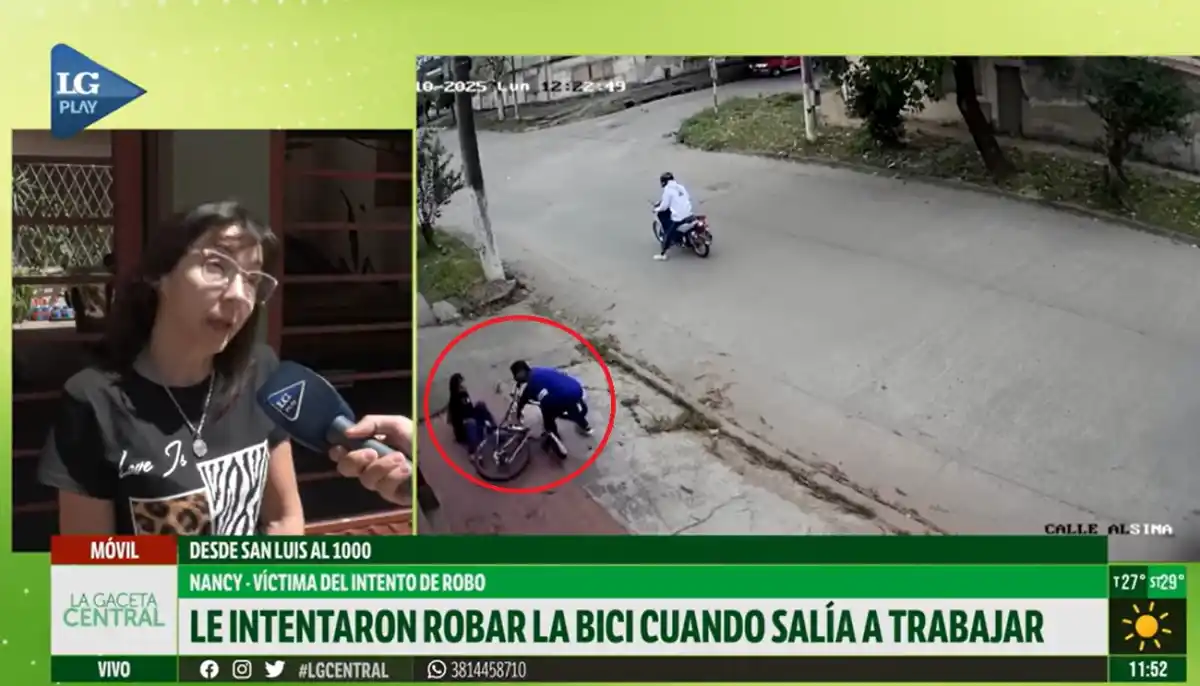 Siento impotencia y bronca: una docente sufrió un violento intento de robo en el sur de la capital