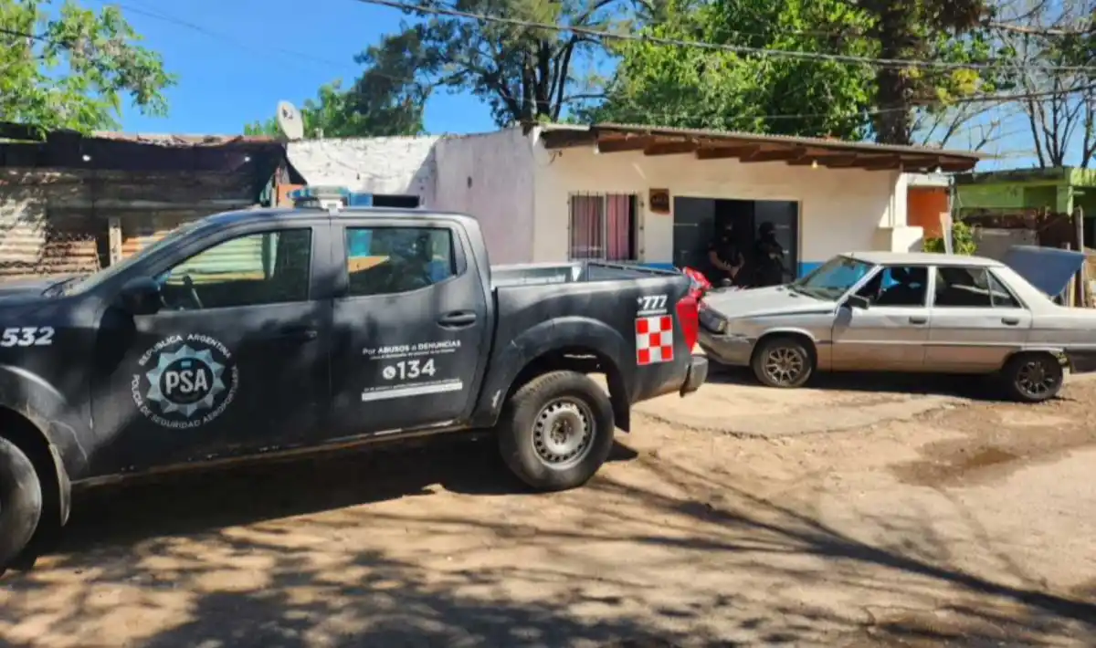 Allanamiento de la PSA. 