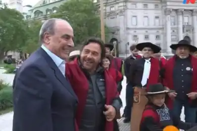 Gustavo Sáenz, tras su protesta en Casa Rosada: “No fui a hacer de Romeo y Julieta, que bajen los fondos”