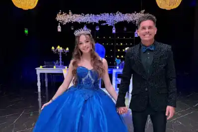 Luces, emoción y robots: así fue la espectacular fiesta de 15 de Valentina, la hija de Hernán Caire