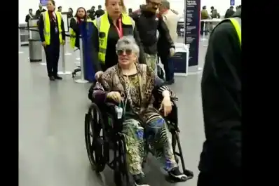 Verónica Castro aparece con oxígeno y silla de ruedas en aeropuerto: la verdad sobre su salud