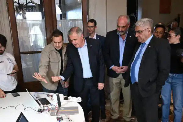 Tras el éxito de la Expocon, Jaldo se reunió con empresarios de la Economía del Conocimiento