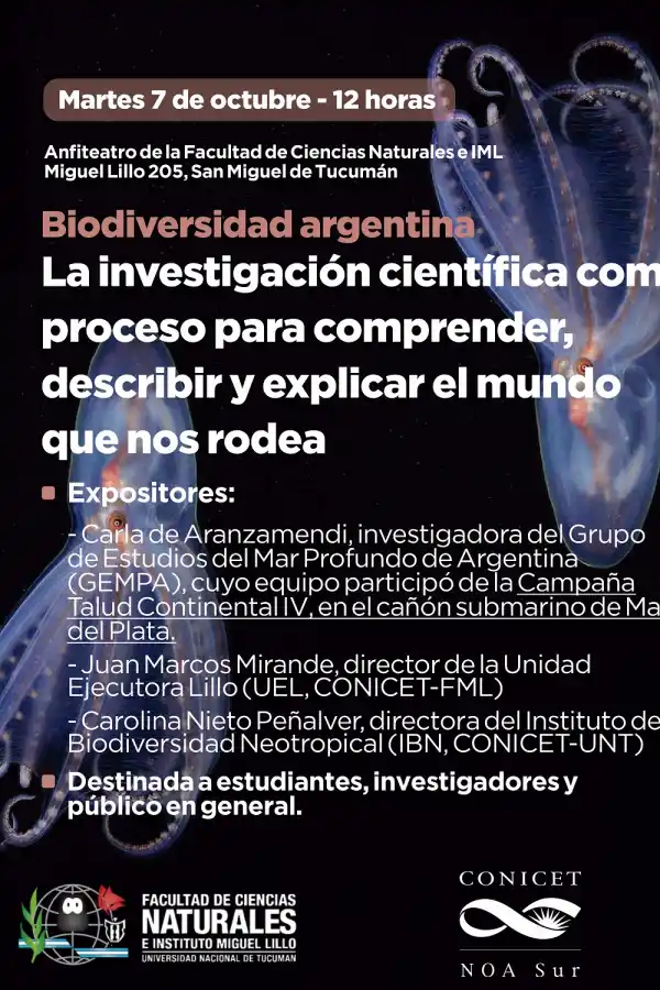 Participó de la excursión del Conicet y fue reconocida por la Legislatura de Tucumán