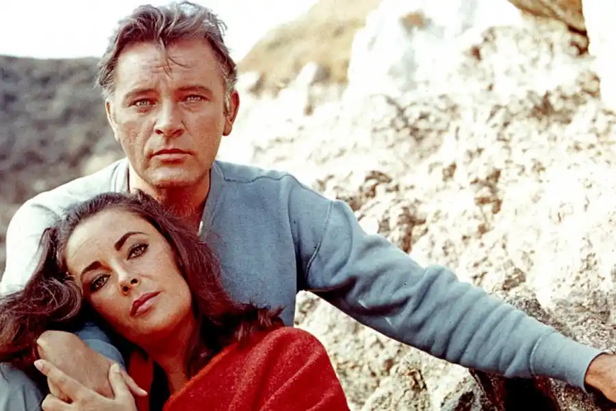Elizabeth Taylor y Richard Burton