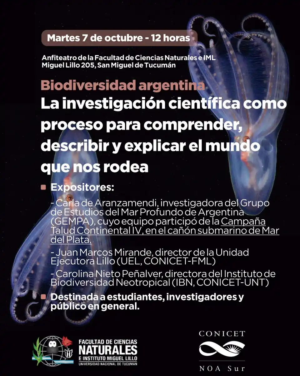 Participó de la excursión del Conicet y fue reconocida por la Legislatura de Tucumán