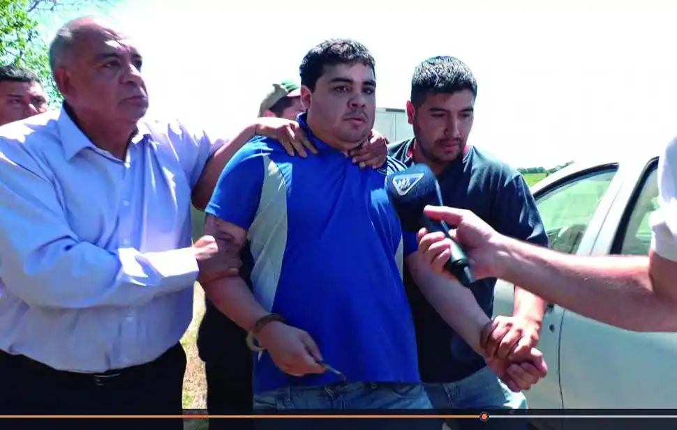 ANTE LA PRENSA. La detención de Facundo Ale.