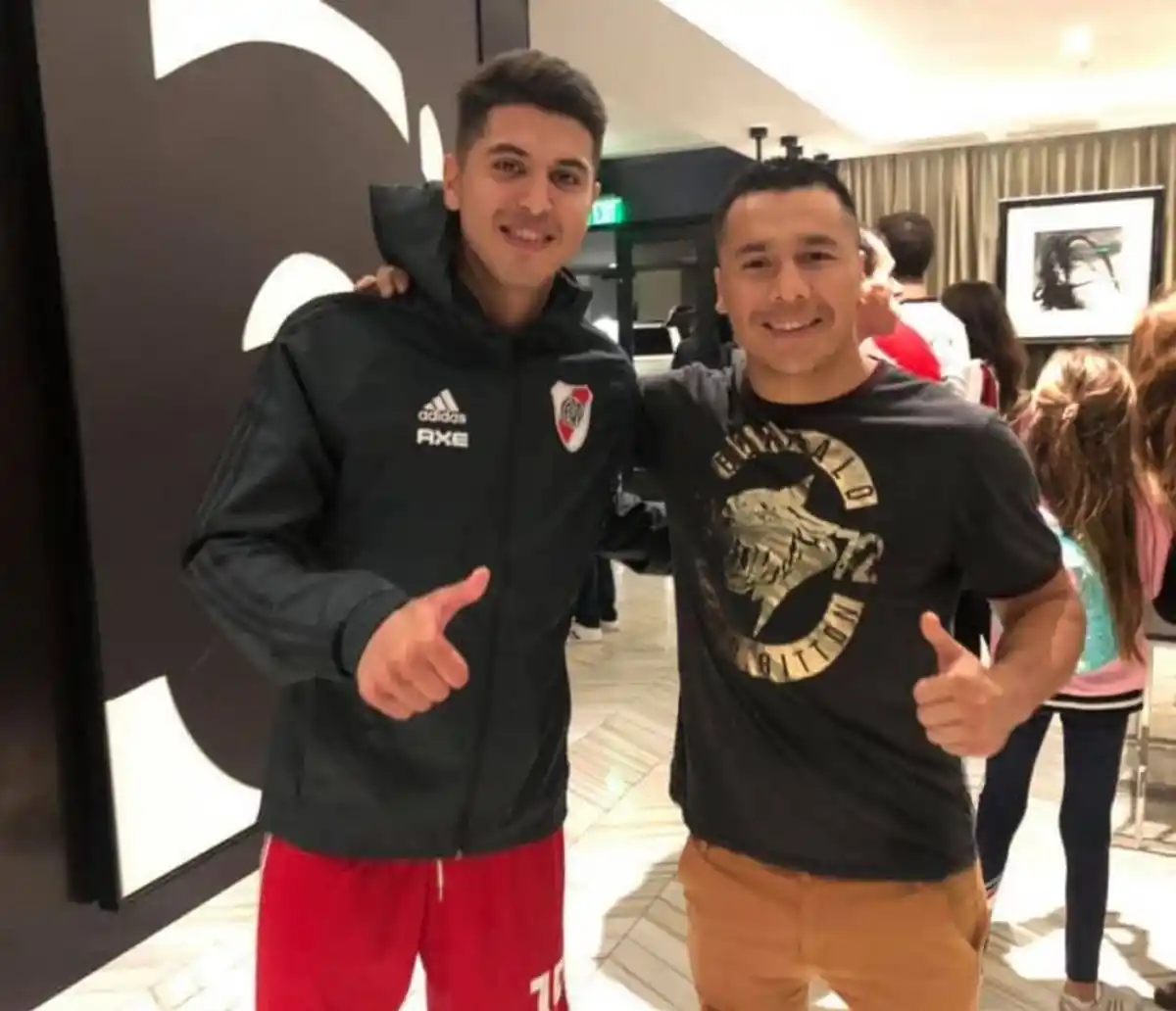 QUE DUPLA. Coria junto Pacquiao, durante un entrenamiento en Estados Unidos