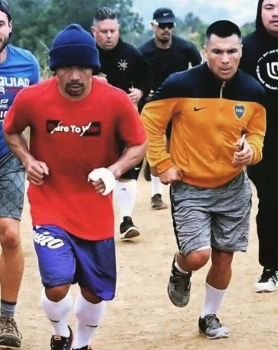 QUE DUPLA. Coria junto Pacquiao, durante un entrenamiento en Estados Unidos
