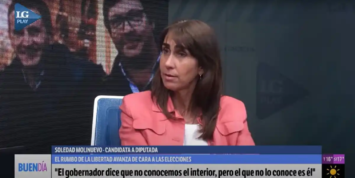 Soledad Molinuevo, a Jaldo: “Tengo los pies lastimados de tanto caminar; él  solo va a actos masivos”