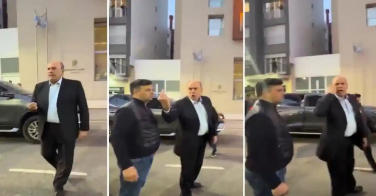 Guillermo Francos habló del video en el que le hace “fuck you” a un vecino que lo increpa: “Me equivoqué de dedo”