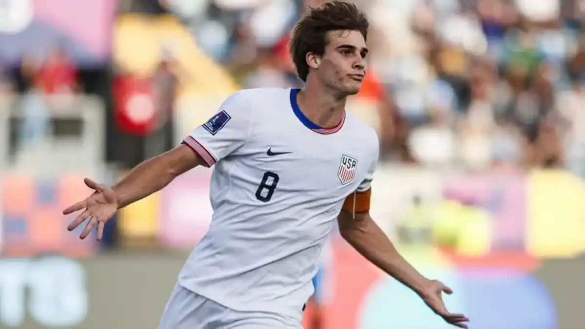 Benjamin Cremaschi marcó dos goles en la victoria de Estados Unidos, que eliminó a Italia en el Mundial Sub-20 de Chile