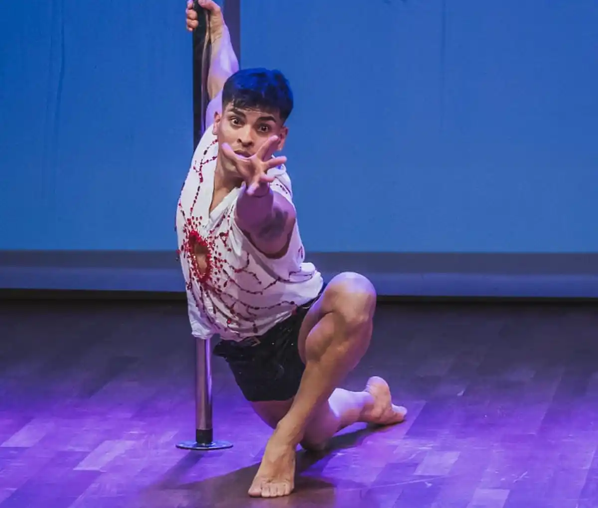 REFERENTE EN EL DEPORTE. Hernán, tucumano y campeón panamericano, demuestra que el pole es la mezcla perfecta entre arte y disciplina. / CORTESÍA HERNÁN RODRÍGUEZ