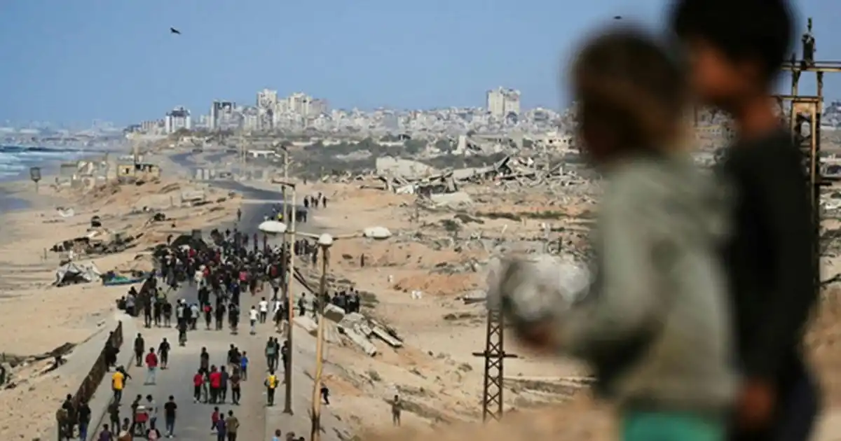 Franja de Gaza. FOTO X @haaretzcom