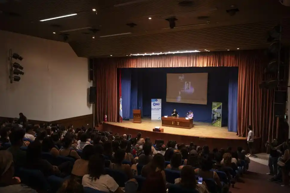 SALA LLENA. El anfiteatro se colmó de realizadores de cine y actores.