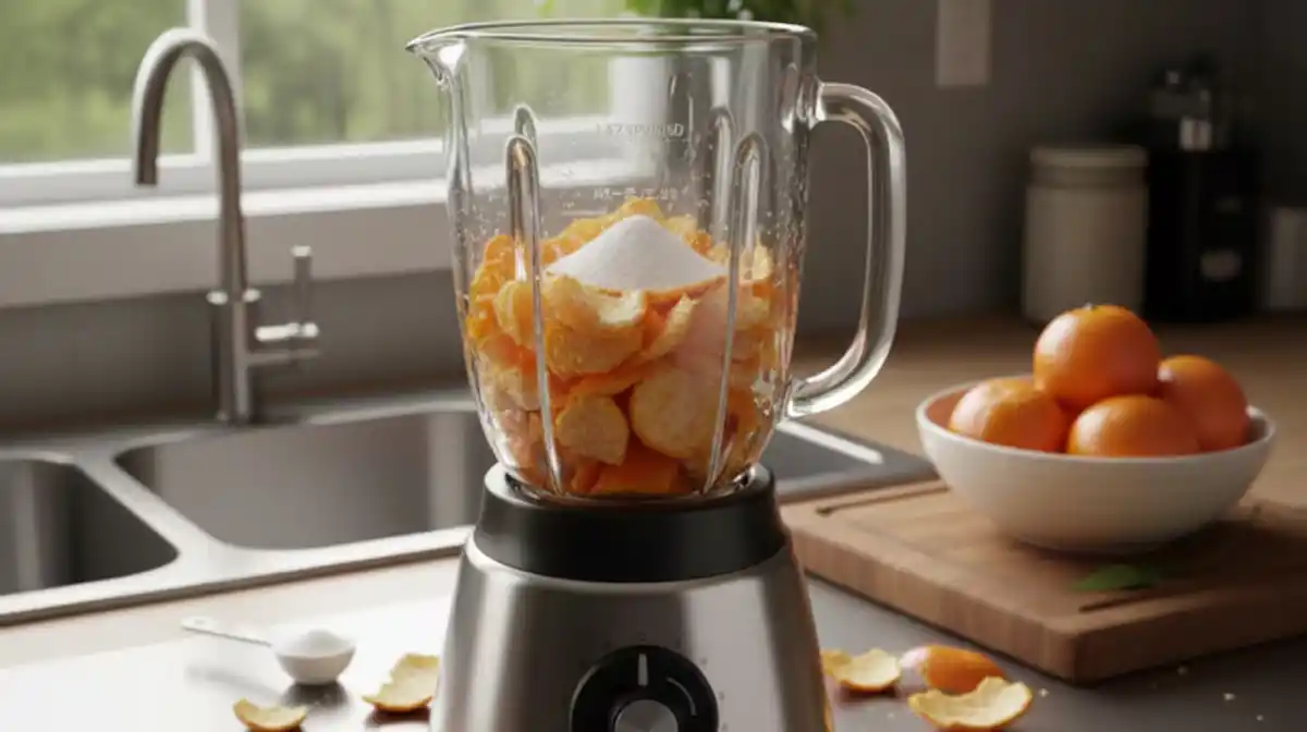 Cuáles son los beneficios de licuar cáscara de mandarina con bicarbonato