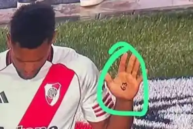 El misterio del “63”: el número que Miguel Borja escribió en su mano antes de jugar con River