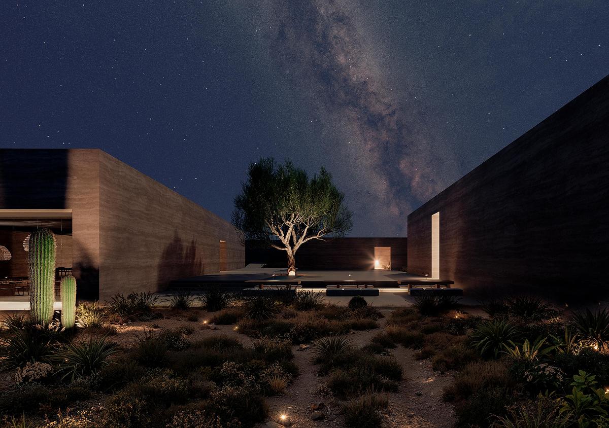 OBSERVATORIO ASTRONÓMICO. El diseño integra el cielo nocturno como protagonista del paisaje. / CORTESÍA VALENTINA RIOS