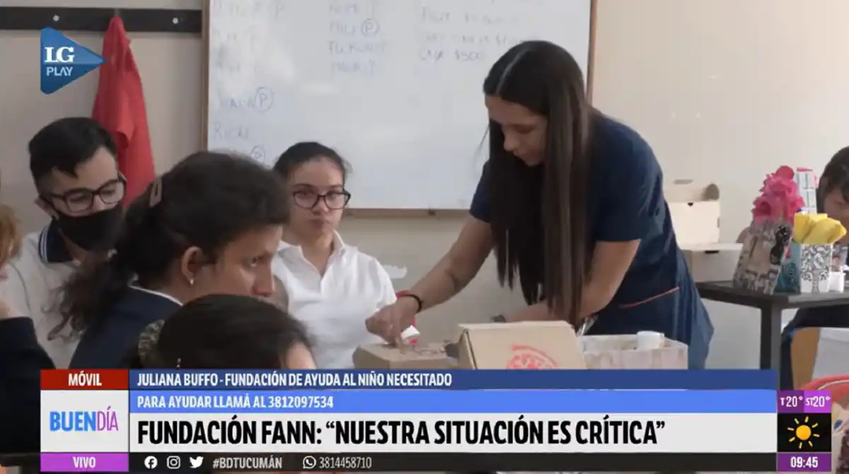 La Fundación de Ayuda al Niño Necesitado busca apoyo: “Estamos en una de las crisis más difíciles de nuestra historia”