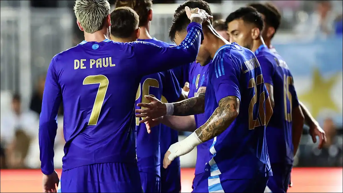 GOLEADA ALBICELESTE. La Selección Argentina cierra la gira por Estados Unidos con una actuación sólida ante Puerto Rico.