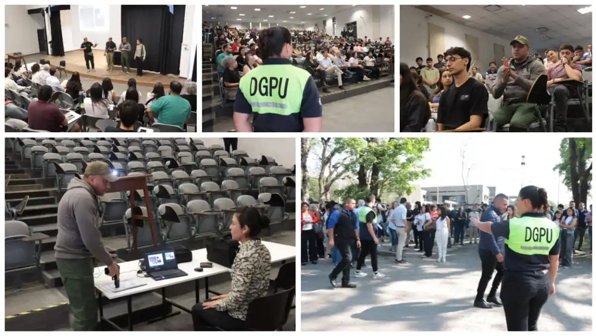 Prevención y seguridad: se realizó un simulacro de toma de rehenes en la Facultad de Arquitectura de la UNT
