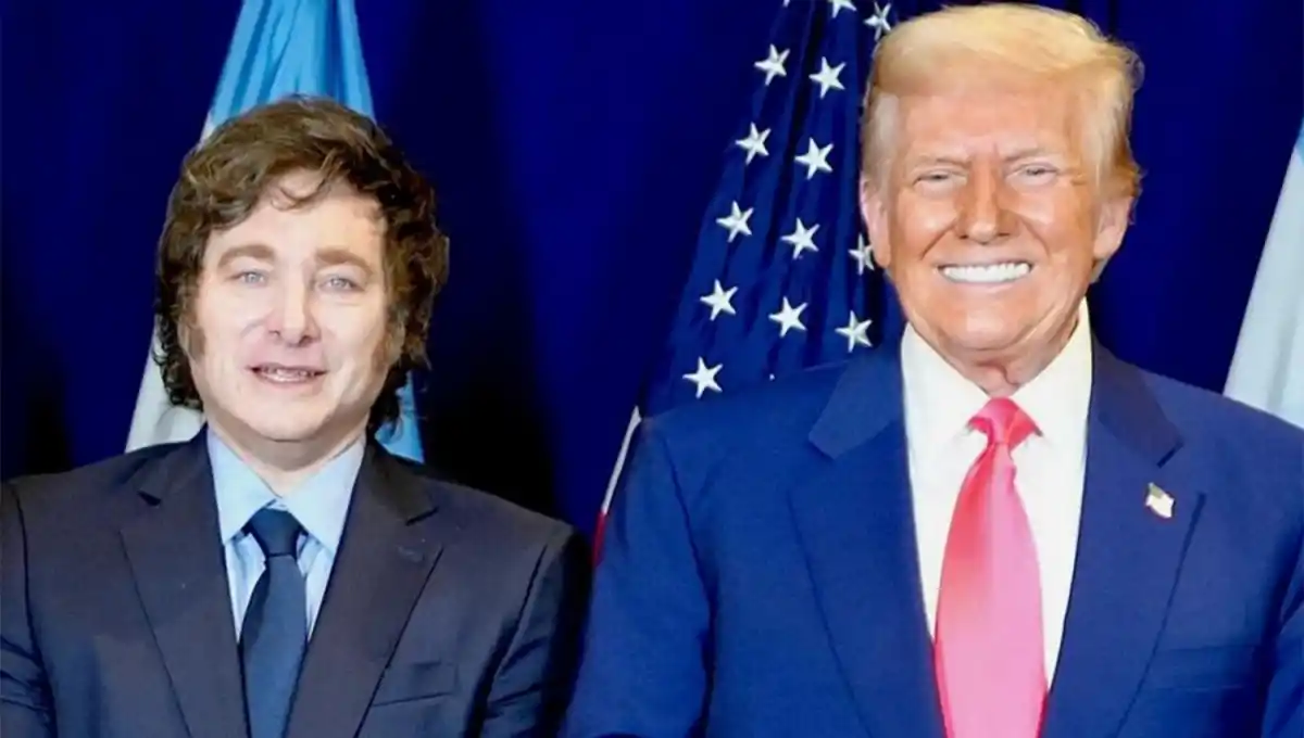 ESTRECHOS. Debido a la devoción profesada por Milei hacia Trump, el argentino será recibido en el Salón Oval.