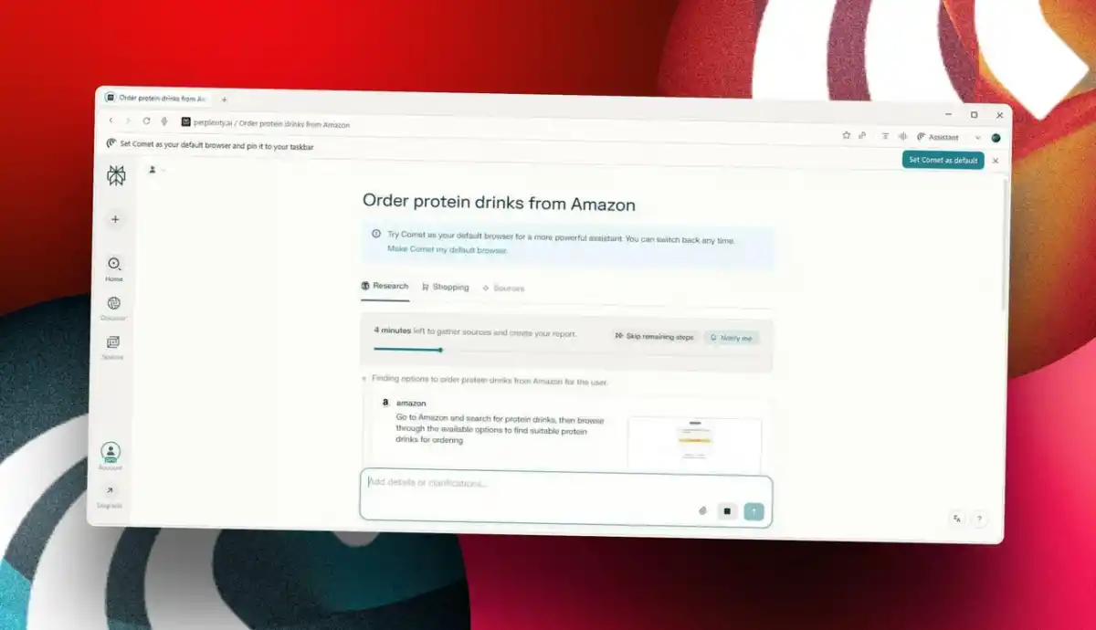 Comet, el navegador de Perplexity con inteligencia artificial