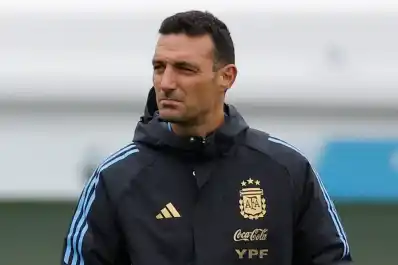 Con varias sorpresas, la formación que probó Scaloni en la última práctica antes de enfrentar a Puerto Rico