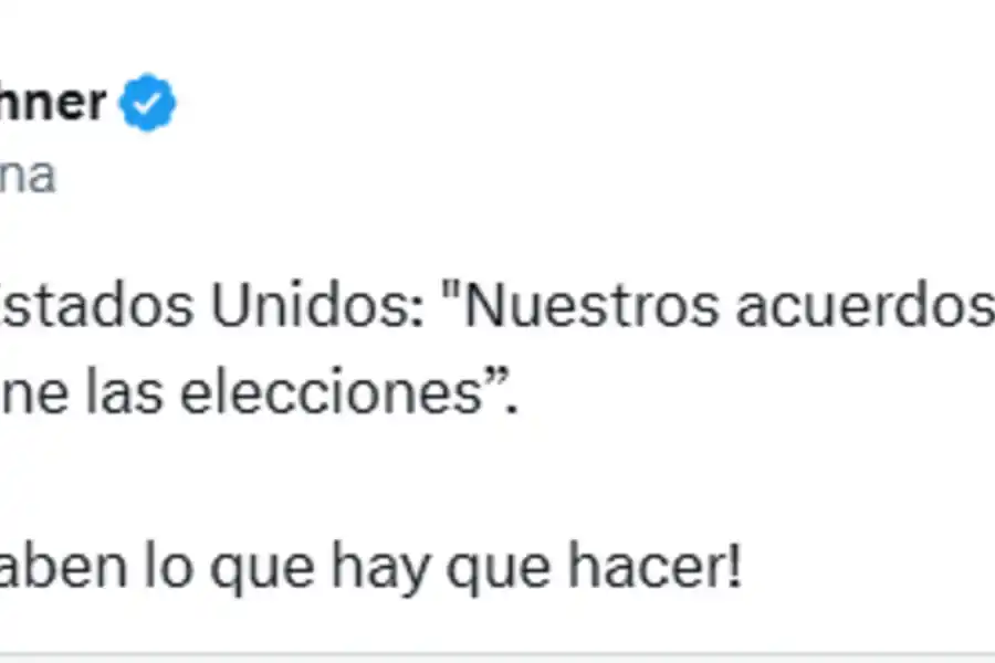 El mensaje de Cristina Kirchner tras las declaraciones de Donald Trump sobre las elecciones argentinas