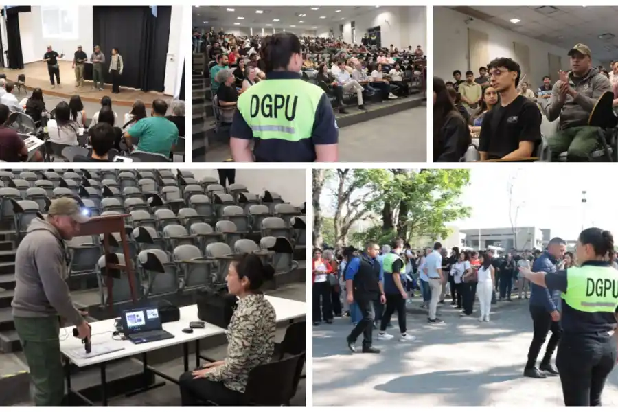 Prevención y seguridad: se realizó un simulacro de toma de rehenes en la Facultad de Arquitectura de la UNT