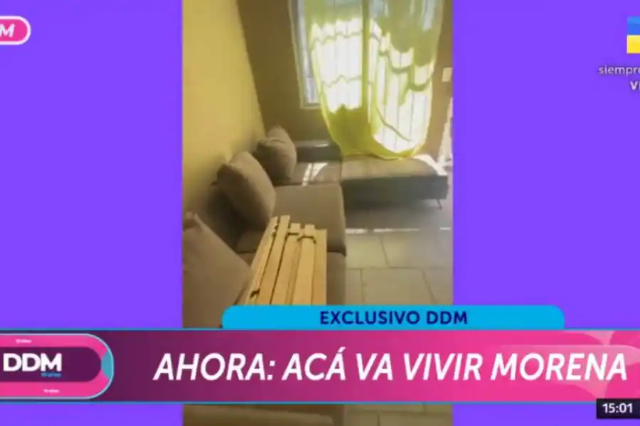 Así es la casa donde Morena Rial cumpliría la prisión domiciliaria junto a su hijo
